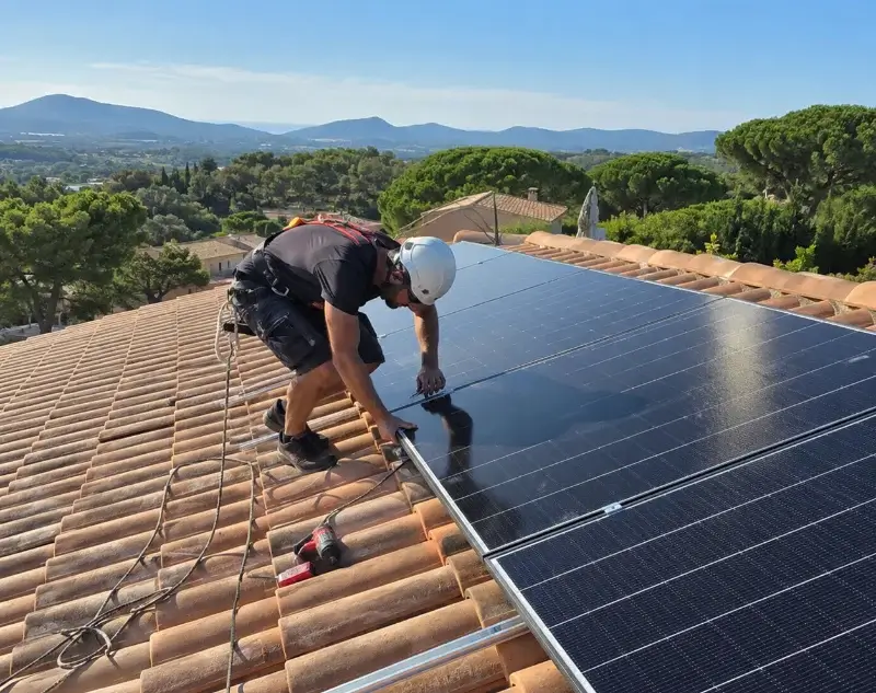 Installateur panneaux solaires Plouhinec — pose photovoltaïque sur toiture