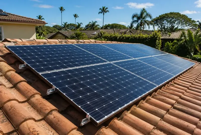Installation de panneaux solaires à Plouhinec